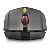 Miniatura 5 de MOUSE NGS WIRELESS GMX-200 RECEPTOR 2,4GHZ 800-1200-2400-3200 DPI BAT. 300 mAh NEGRO