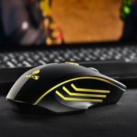 Miniatura 6 de MOUSE NGS WIRELESS GMX-200 RECEPTOR 2,4GHZ 800-1200-2400-3200 DPI BAT. 300 mAh NEGRO