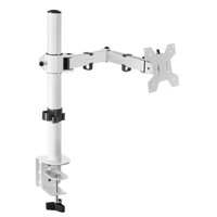 Miniatura 1 de SOPORTE DE MESA MARS GAMING MARM1 PARA 1 PANTALLA  DE 13" A 32" MAX 8KG VESA 75x75 Y VESA 100x100 COLOR BLANCO
