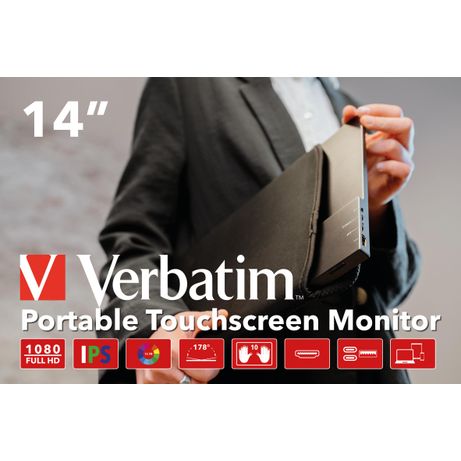 VERBATIM 49591 14" LCD TFT/IPS Full HD HDMI Altavoces - Imagen 5 de 10 VERBATIM 49591 14" LCD TFT/IPS Full HD HDMI Altavoces - Imagen 5 de 10