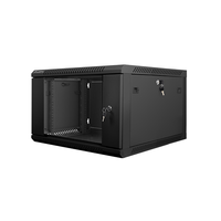 Miniatura 1 de ARMARIO RACK LANBERG 6U 600X600X368 AUTO ENSAMBLADO 19" HASTA 60 KG NEGRO
