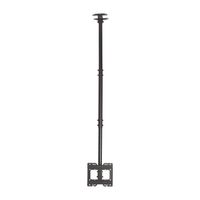 Miniatura 3 de AISENS SOPORTE DE TECHO GIRATORIO, INCLINABLE, EXTENSIBLE PARA MONITOR/TV 50KG DE 23-43, NEGRO