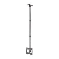 Miniatura 4 de AISENS SOPORTE DE TECHO GIRATORIO, INCLINABLE, EXTENSIBLE PARA MONITOR/TV 50KG DE 23-43, NEGRO