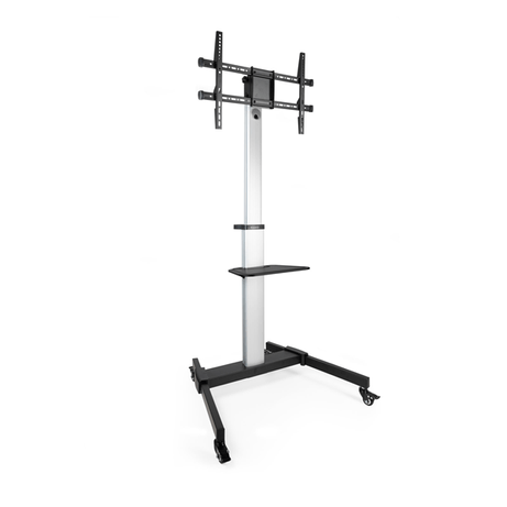 Tooq FS1886M-B Soporte suelo ruedas Hera 37-86 - Imagen 1 de 7 Tooq FS1886M-B Soporte suelo ruedas Hera 37-86 - Imagen 1 de 7