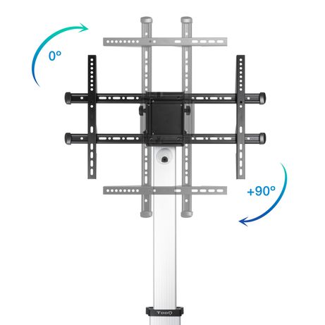 Tooq FS1886M-B Soporte suelo ruedas Hera 37-86 - Imagen 4 de 7 Tooq FS1886M-B Soporte suelo ruedas Hera 37-86 - Imagen 4 de 7