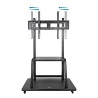 Miniatura 3 de Tooq FS20101M-B Soporte suelo ruedas Coloso 37-100