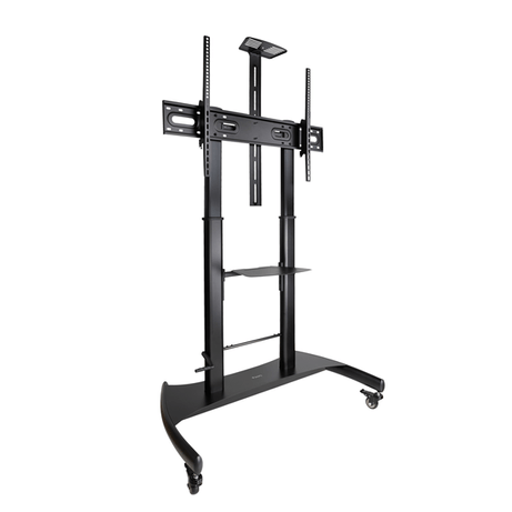 TOOQ SOPORTE SUELO RUEDAS REGULABLE "ARES" 60-100" - Imagen 1 de 4 TOOQ SOPORTE SUELO RUEDAS REGULABLE "ARES" 60-100" - Imagen 1 de 4