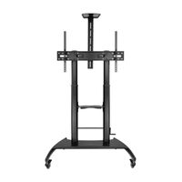 Miniatura 3 de TOOQ SOPORTE SUELO RUEDAS REGULABLE "ARES" 60-100"