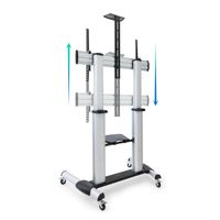 Miniatura 4 de Tooq FS20300M-B Soporte suelo 60-100 aluminio co