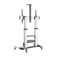 Miniatura 3 de AISENS FT100TE-125 soporte para TV 2,54 m (100") Negro, Plata