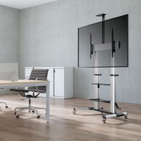 Miniatura 6 de AISENS FT100TE-125 soporte para TV 2,54 m (100") Negro, Plata