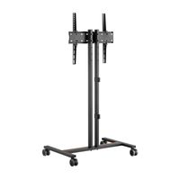 Miniatura 3 de AISENS Soporte de Suelo ECO con Rueda para Monitor/Tv 35Kg de 32-55, Negro