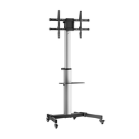 Miniatura 1 de Aisens - Soporte De Suelo Con Rueda, Bandeja Para Dvd Para Monitor/Tv