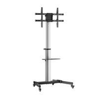 Miniatura 2 de Aisens - Soporte De Suelo Con Rueda, Bandeja Para Dvd Para Monitor/Tv