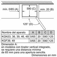 Miniatura 11 de FRIGORIFICO COMBI BALAY 3KFE362WI NOFROST E ALTO 176 CM ANCHO 60 CM BLANCO
