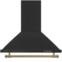 Miniatura 1 de CAMPANA CHIMENEA INFINITON CMPP-RU61 ANCHO 60 CM NEGRA