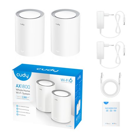 CUDY AX1800 Wi-Fi 6 Mesh Solution - Imagen 3 de 6 CUDY AX1800 Wi-Fi 6 Mesh Solution - Imagen 3 de 6