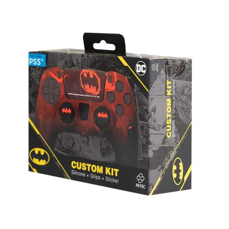 PS5 DC CUSTOM KIT BATMAN FR-TEC SILICONA + GRIPS + STICKER P S5 - Imagen 3 de 5 PS5 DC CUSTOM KIT BATMAN FR-TEC SILICONA + GRIPS + STICKER P S5 - Imagen 3 de 5