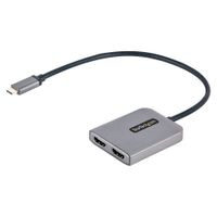 Miniatura 2 de Hub MST USB C a 2x HDMI 4K - Divisor USB Tipo C a HDMI