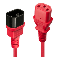Miniatura 1 de 1M C14 TO C13 EXTENSION CABLE, RED,