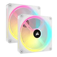 Miniatura 1 de VENTILADOR CAJA CORSAIR QX RGB SERIES iCUE LINK QX140 RGB 120MM MAGNETIC DOME BLANCO DUAL PACK CO-9051008-WW