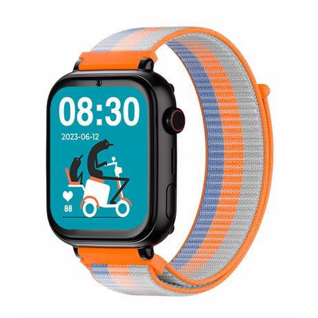 SAVE FAMILY Correa Recambio Tela Rayas Naranja Compatible con los modelos SaveWatch Senior Enjoy Superior - Imagen 4 de 4 SAVE FAMILY Correa Recambio Tela Rayas Naranja Compatible con los modelos SaveWatch Senior Enjoy Superior - Imagen 4 de 4