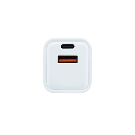 CARGADOR USB PARED COOLBOX GAN 20W USB-C/USB-A QC3.0 BLANCO - Imagen 3 de 4 CARGADOR USB PARED COOLBOX GAN 20W USB-C/USB-A QC3.0 BLANCO - Imagen 3 de 4