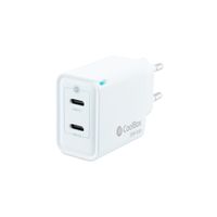 Miniatura 2 de CARGADOR USB PARED COOLBOX GAN 35W USB-C/USB-C QC3.0 BLANCO