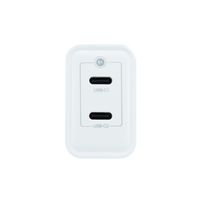 Miniatura 3 de CARGADOR USB PARED COOLBOX GAN 35W USB-C/USB-C QC3.0 BLANCO