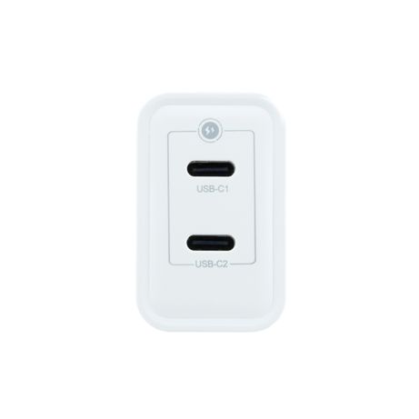 CARGADOR USB PARED COOLBOX GAN 35W USB-C/USB-C QC3.0 BLANCO - Imagen 3 de 4 CARGADOR USB PARED COOLBOX GAN 35W USB-C/USB-C QC3.0 BLANCO - Imagen 3 de 4