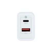 Miniatura 3 de CARGADOR USB PARED COOLBOX GAN 45W USB-C/USB-A QC3.0 BLANCO