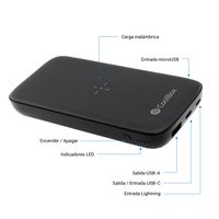 Miniatura 2 de POWERBANK QI COOLBOX 10000MAH NEG RO