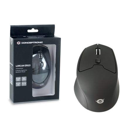 MOUSE CONCEPTRONIC LORCAN02 ERGO BLUETOOH 6 BOTONES 1600DPI COLOR NEGRO - Imagen 6 de 6 MOUSE CONCEPTRONIC LORCAN02 ERGO BLUETOOH 6 BOTONES 1600DPI COLOR NEGRO - Imagen 6 de 6