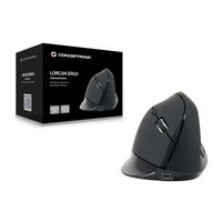 Miniatura 5 de MOUSE CONCEPTRONIC LORCAN03  BLUETOOH 5.2 ERGONOMICO 6 BOTONES  1600DPI COLOR NEGRO
