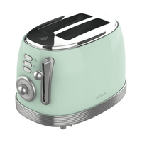 Miniatura 1 de TOSTADOR VERTICAL CECOTEC TOAST AND TASTE 800 VINTAGE LIGHT GREEN V