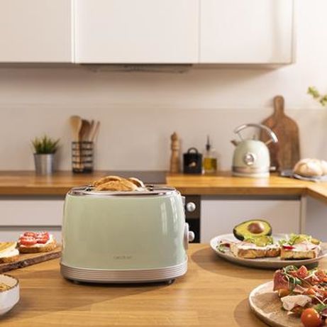 TOSTADOR VERTICAL CECOTEC TOAST AND TASTE 800 VINTAGE LIGHT GREEN V - Imagen 6 de 8 TOSTADOR VERTICAL CECOTEC TOAST AND TASTE 800 VINTAGE LIGHT GREEN V - Imagen 6 de 8