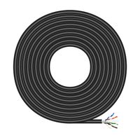 Miniatura 2 de AISENS Cable de Red Exterior Impermeable RJ45 Cat.6 FTP Rigido AWG24, Negro, 100M