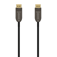 Miniatura 1 de AISENS Cable DISPLAYPORT AOC V1.4 8K@60Hz 4K@120Hz 4:4:4 32.4Gbps, DP/M-DP/M, Negro, 10M