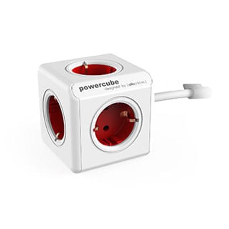ADAPTADOR Y ENCHUFE MULTIPLE ROJO 4 TOMAS ALARGO 1,5M - Imagen 1 de 1 ADAPTADOR Y ENCHUFE MULTIPLE ROJO 4 TOMAS ALARGO 1,5M - Imagen 1 de 1
