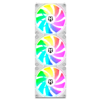 Miniatura 1 de NOX HUMMER EASYLINK | ARGB FANS KIT BLANCOS