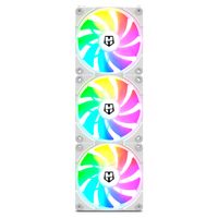 Miniatura 2 de NOX HUMMER EASYLINK | ARGB FANS KIT BLANCOS