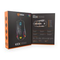 Miniatura 14 de RATON KROM KICK GAMING RGB 6200DPI NEGRO