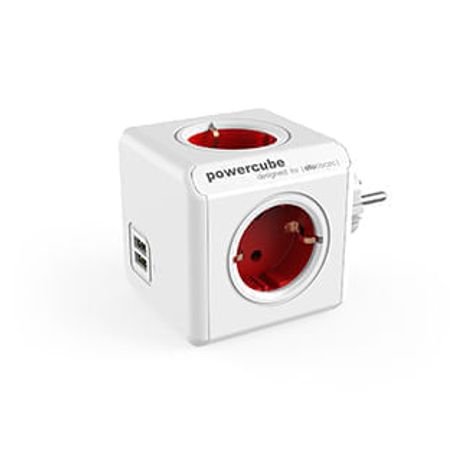 ADAPTADOR Y ENCHUFE MULTIPLE ROJO 4 TOMAS 120W + 2 TOMAS USB - Imagen 1 de 1 ADAPTADOR Y ENCHUFE MULTIPLE ROJO 4 TOMAS 120W + 2 TOMAS USB - Imagen 1 de 1