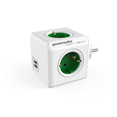 ADAPTADOR Y ENCHUFE MULTIPLE VERDE 4 TOMAS 120W + 2 TOMAS USB - Imagen 1 de 1 ADAPTADOR Y ENCHUFE MULTIPLE VERDE 4 TOMAS 120W + 2 TOMAS USB - Imagen 1 de 1