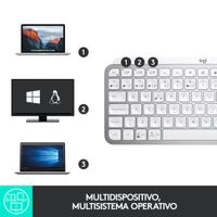 Miniatura 12 de MXKEYS MINI WRLS ILLUMINATED KB PALE GREY - ESP - MEDIT ER