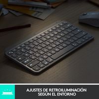 Miniatura 5 de TECLADO LOGITECH BLUETOOTH MX KEYS MINI ILUMINADO COMPACTO RECARGABLE USB-C COLOR ROSA 920-010813