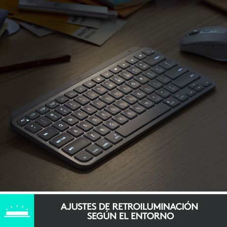 TECLADO LOGITECH BLUETOOTH MX KEYS MINI ILUMINADO COMPACTO RECARGABLE USB-C COLOR ROSA 920-010813 - Imagen 5 de 12 TECLADO LOGITECH BLUETOOTH MX KEYS MINI ILUMINADO COMPACTO RECARGABLE USB-C COLOR ROSA 920-010813 - Imagen 5 de 12