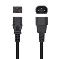 Miniatura 3 de AISENS Cable Alimentación CPU, C13/H-C14/M, Negro, 10 m
