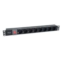 Miniatura 2 de Regleta para Rack 8 schuko