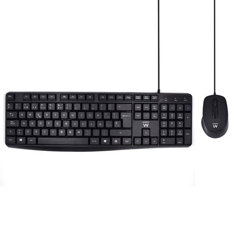 COMBO TECLADO/RATON EWENT EW3006 USB NEGRO - Imagen 1 de 3 COMBO TECLADO/RATON EWENT EW3006 USB NEGRO - Imagen 1 de 3